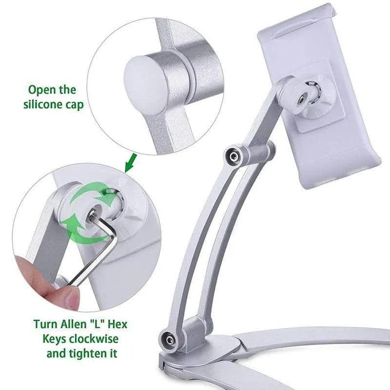 Tablet Stand Wall Desk Tablet Mount 5-10.5 inch Tablets