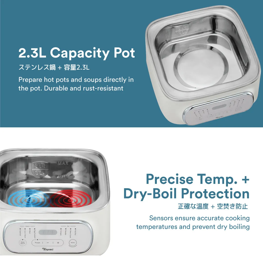 Toyomi Multi-Function Electric Stackable Steamer ST 2318
