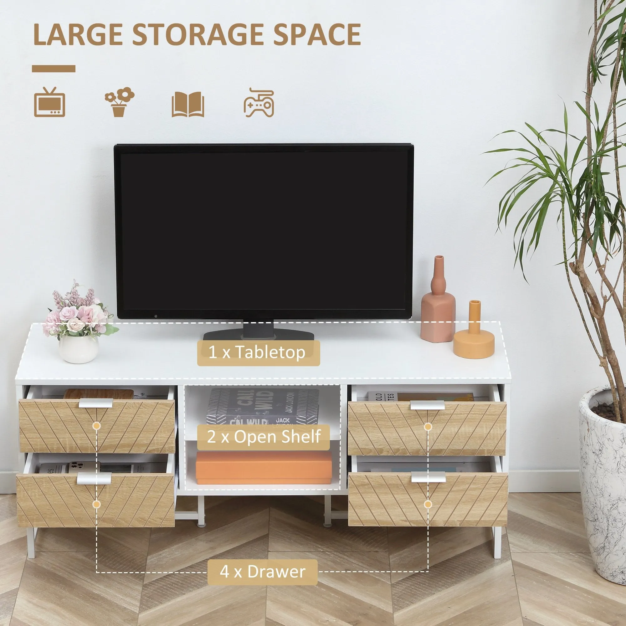 TV Stand With Drawers
