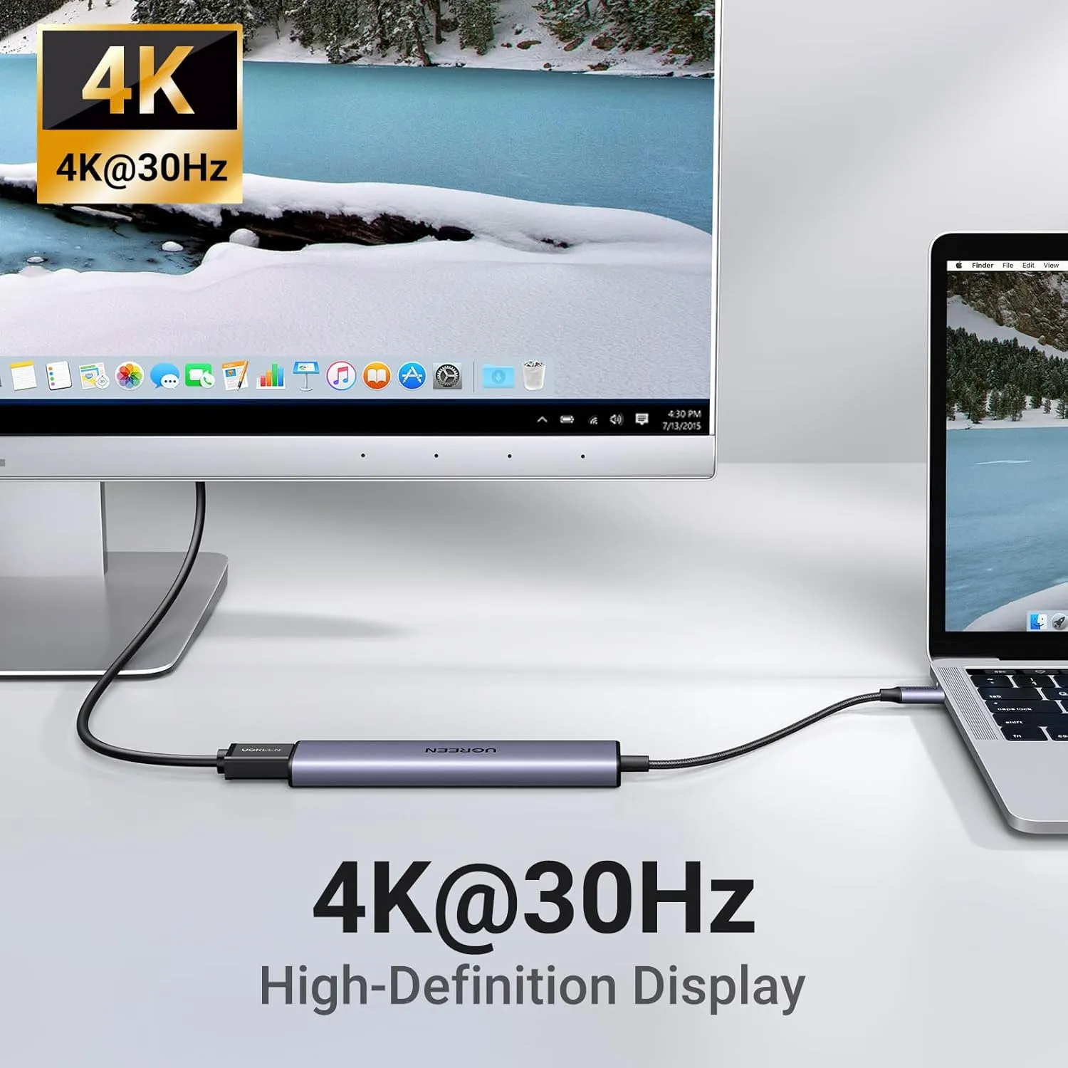 Ugreen 100W USBC 5-in-1 USB Type-C Multifunction Adapter