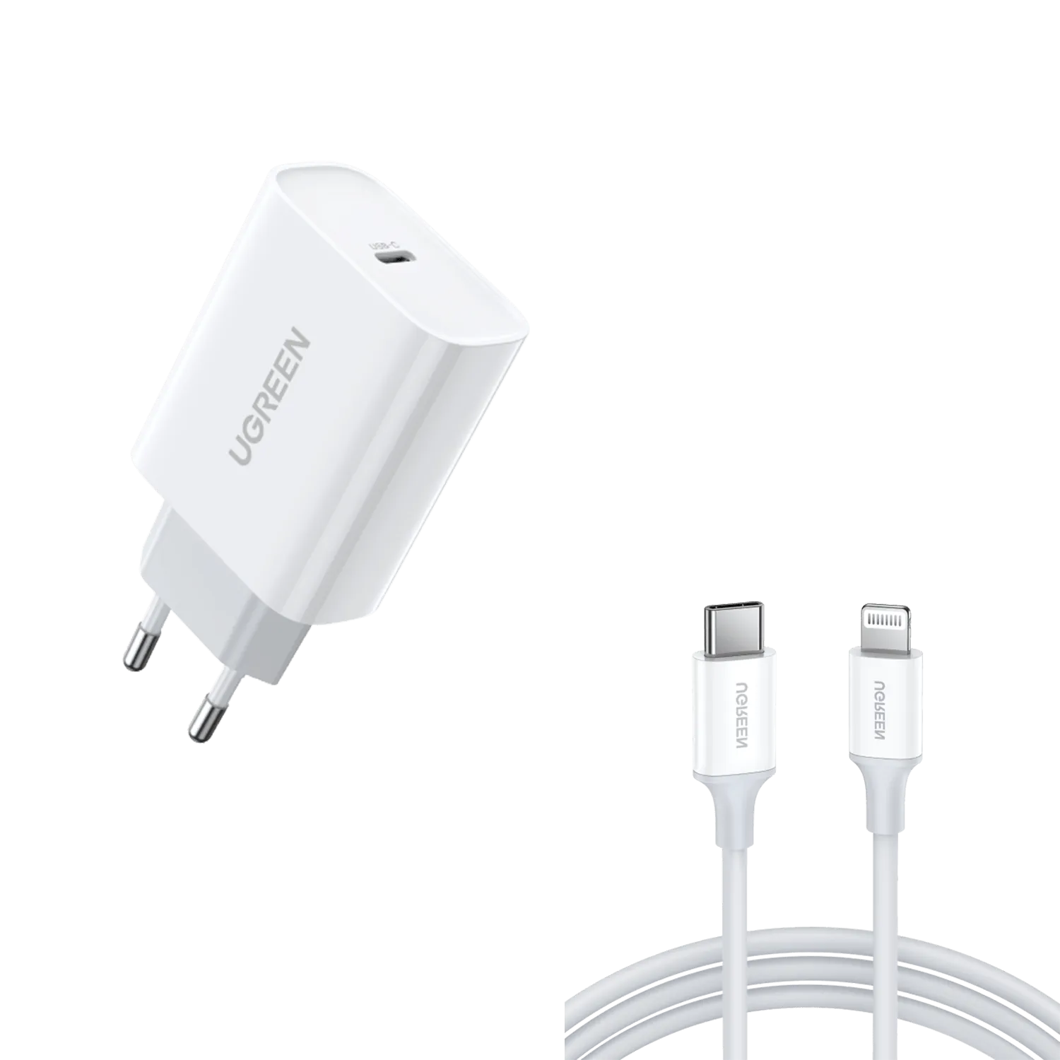 Ugreen 30W USB C Charger With PD3.0 & 1m Lightning Cable