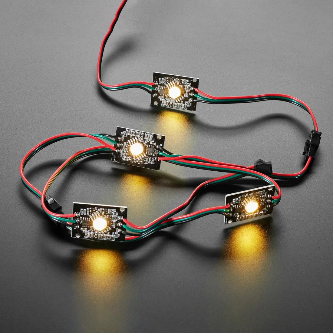 Ultra Bright 4 Watt Chainable RGBW NeoPixel LED - Warm White - ~3000K