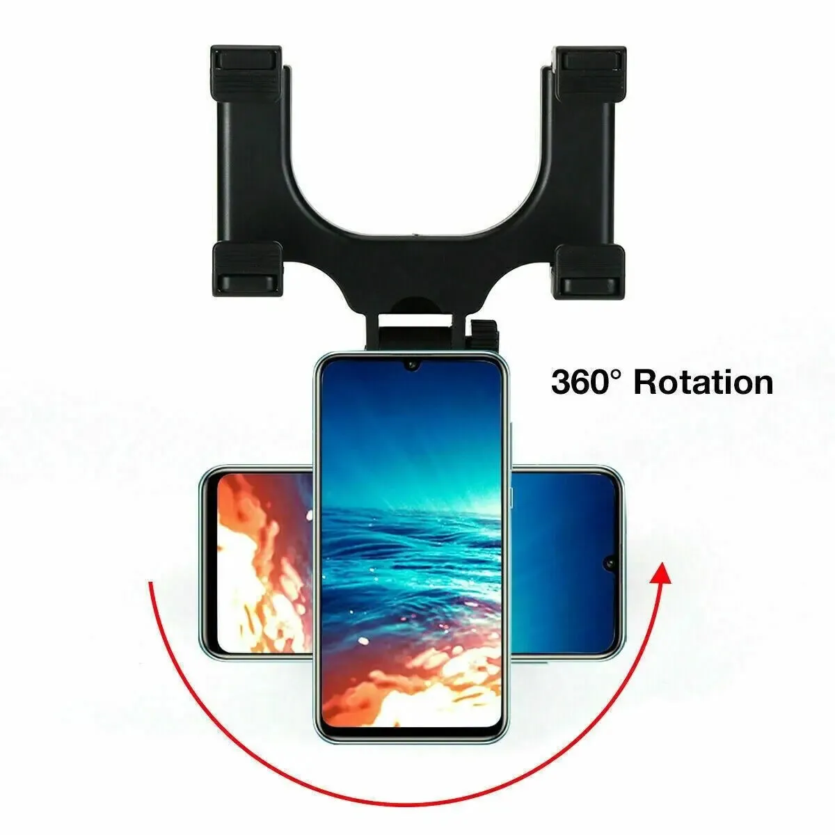 Universal 360 Rotation Car Rear View Mirror Mount Stand GPS Cell Phone-Universal Car Mount