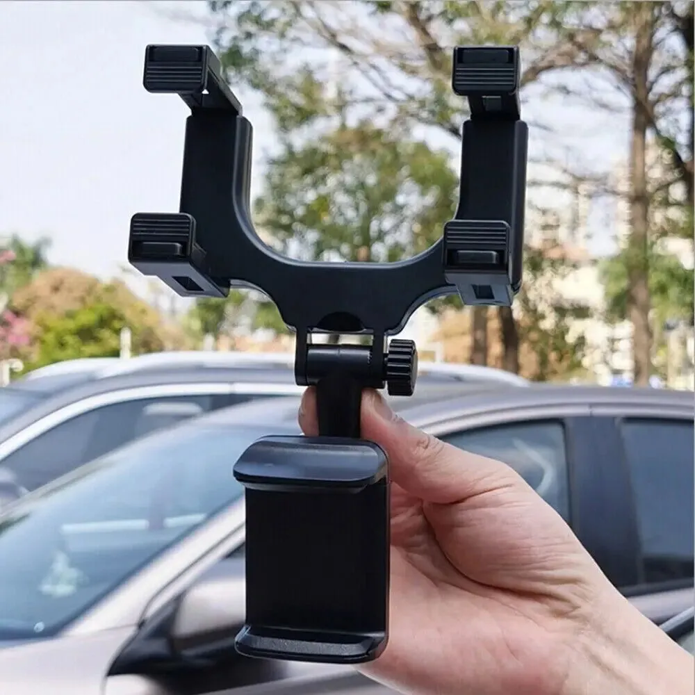 Universal 360 Rotation Car Rear View Mirror Mount Stand GPS Cell Phone-Universal Car Mount