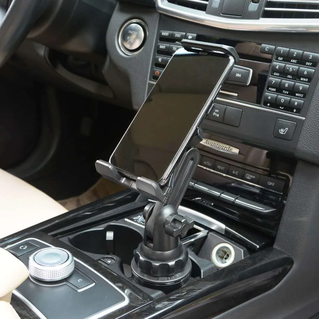 Universal 360° Rotation Cup Car Drink Bottle Mount Holder Stand for Tablet Mobile Phone