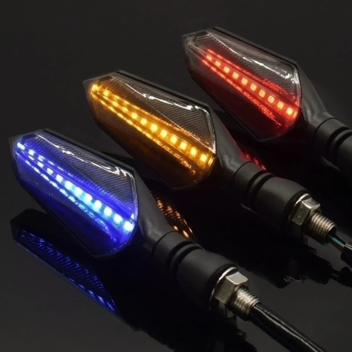 Universal Motorcycle LED Turn Signal Sequential Flow