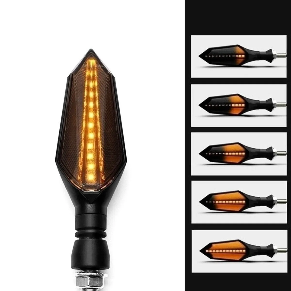 Universal Motorcycle LED Turn Signal Sequential Flow