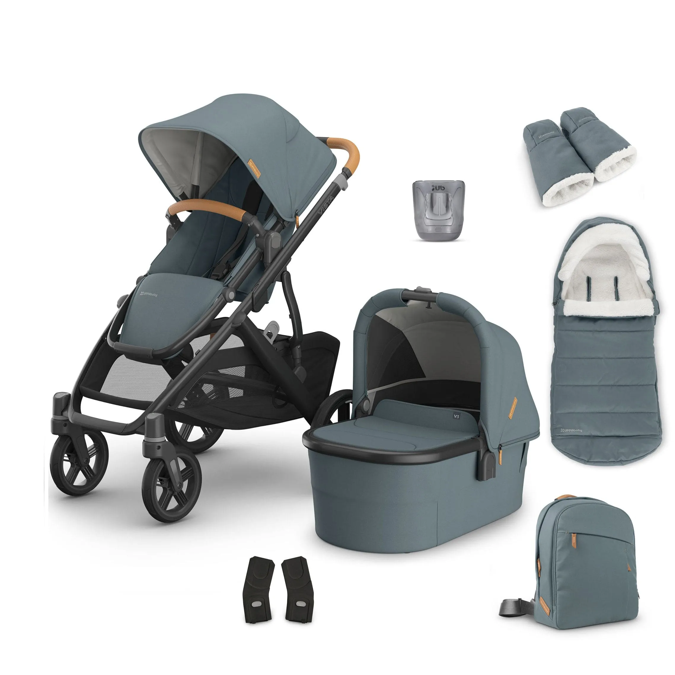 Uppababy Vista V3 Complete Bundle in Dillan