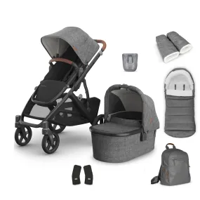 Uppababy Vista V3 Complete Bundle in Greyson