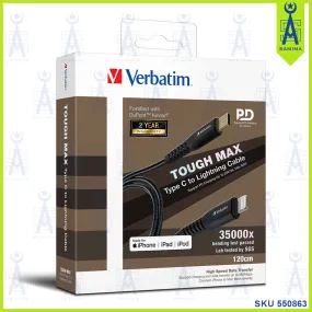 VERBATIM TOUGH MAX C TYPE LIGHTNING CABLES 66048