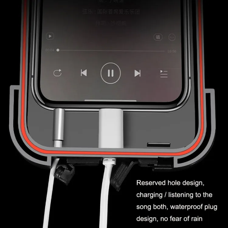 WEST BIKING Bicycle Riding Waterproof and Shockproof Phone Bracket, Style: Raise Handlebar