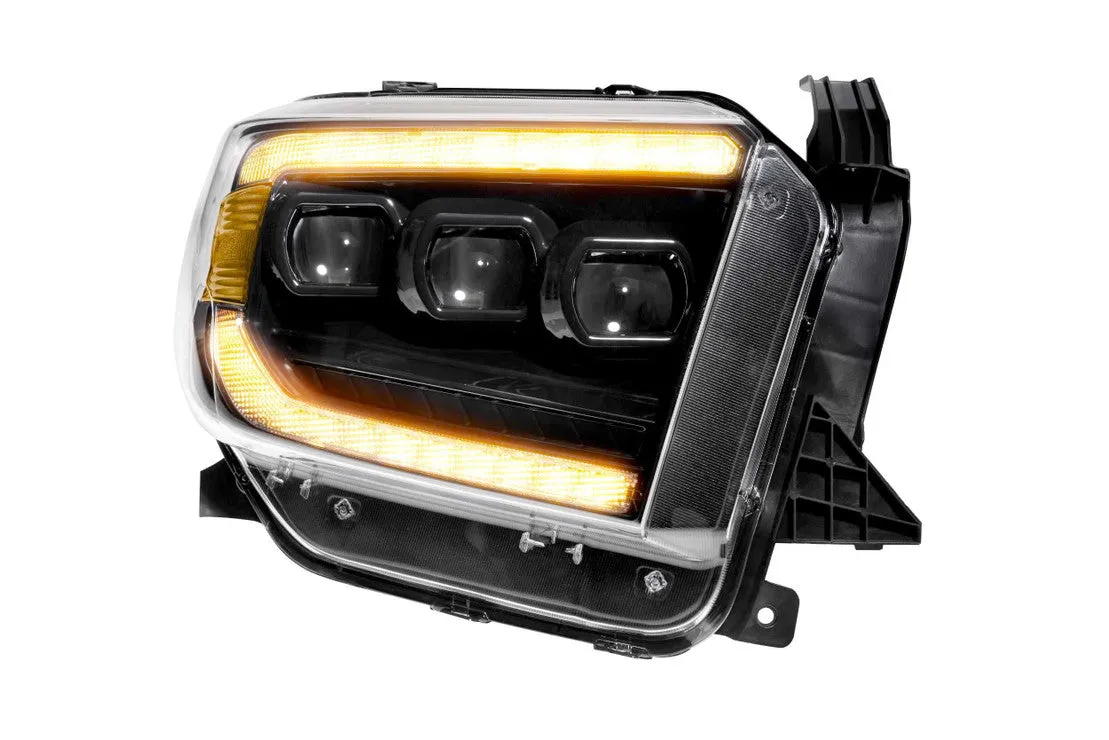 XB LED Headlights: Toyota Tundra 2014-2021, Amber DRL
