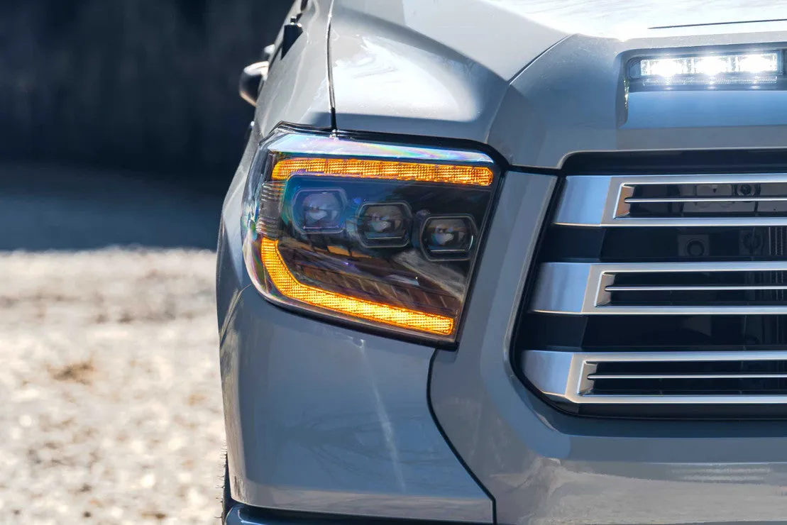 XB LED Headlights: Toyota Tundra 2014-2021, Amber DRL