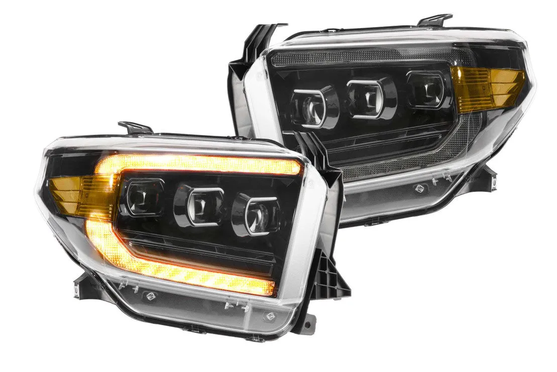 XB LED Headlights: Toyota Tundra 2014-2021, Amber DRL