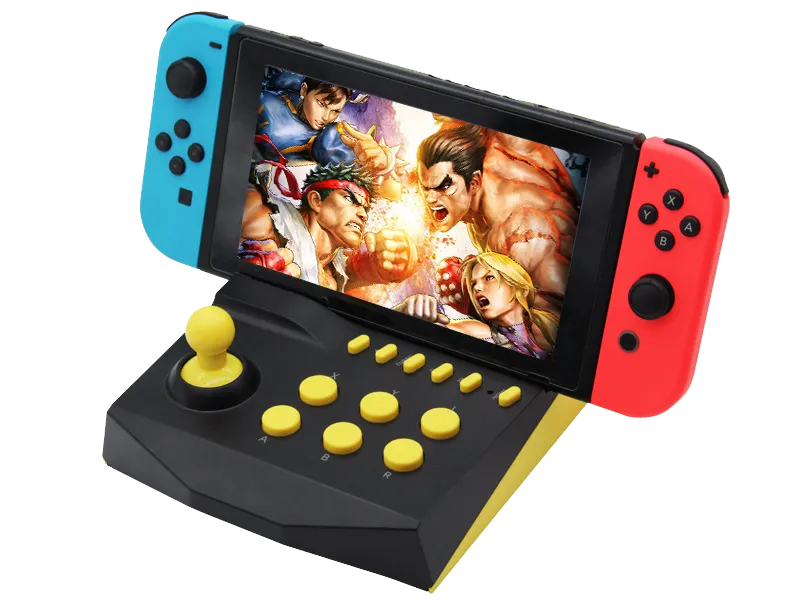 Yellow Arcade Game Style Joystick Rocker for N-Switch/N-Switch Lite *NEW*