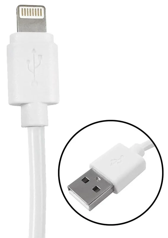 Zenith PM1006U8W Lightning Cable, USB, White, 6 ft L :CD: QUANTITY: 1
