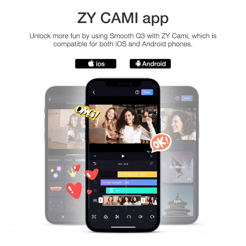 Zhiyun Smooth-Q3 Phone Gimbal Stabilizer